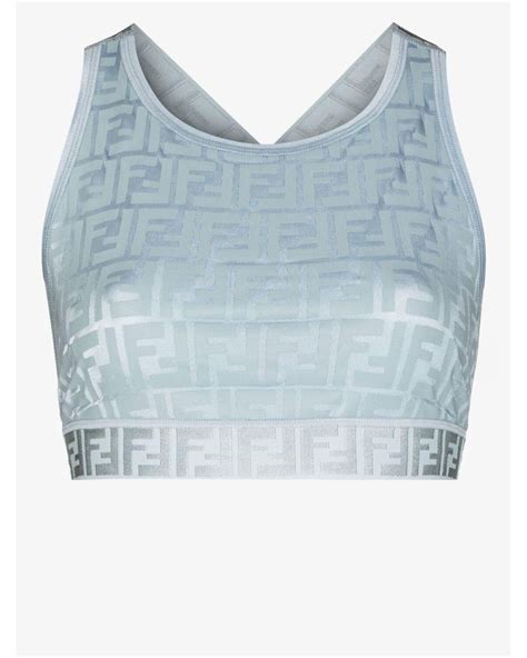 fendi sport bras|fendi fendirama sports bra.